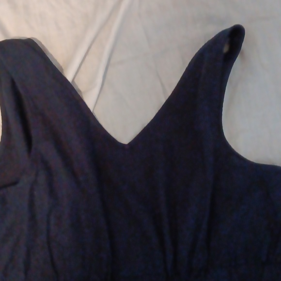 Blue sleeveless jump suit - Picture 4 of 4